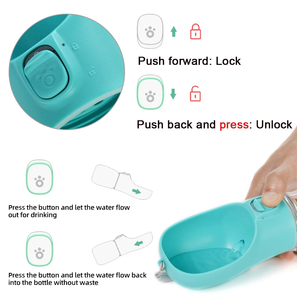 PawGlow Travel Water Bottle — Fresh Water for Your Dog Anywhere